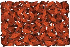 Autumn leaves background pattern wallpaper vector
