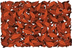 Autumn leaves background pattern wallpaper vector