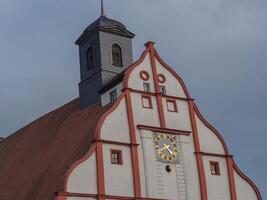 Grimma city in Saxonia photo