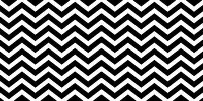 Zigzag chevron pattern in black vector. vector