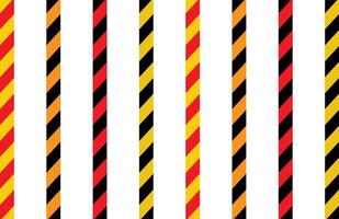 Warning tape with diagonal stripes caution tape border. Long danger ribbon vector. vector