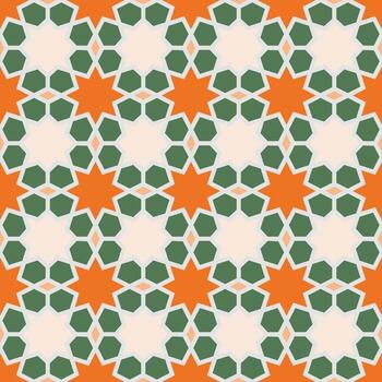 seamless and colored polygonal pattern background vector