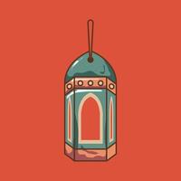 islámico Ramadán colgando linterna elemento vector gráfico ilustración. adecuado para islámico matizado diseño necesidades