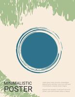 Abstract banner minimalistic cover. Grunge background print. Vector illustration.