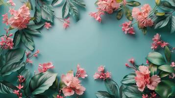 AI generated Vibrant Bouquet of Various Flowers Placed on a Table photo