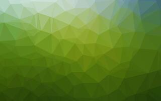 Light Green vector abstract mosaic backdrop.