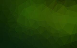 Light Green vector polygon abstract background.