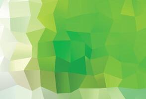 Light Green vector low poly layout.