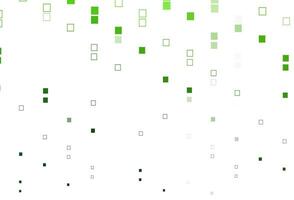 Light Green vector pattern with crystals, rectangles.