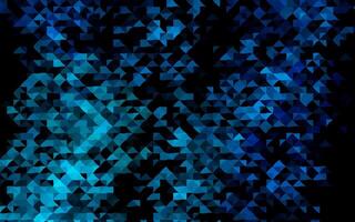 textura de vector azul oscuro en estilo triangular.