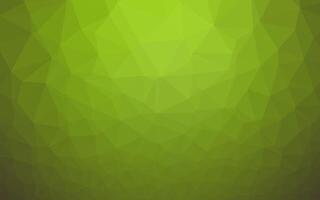 Light Green, Yellow vector polygon abstract background.