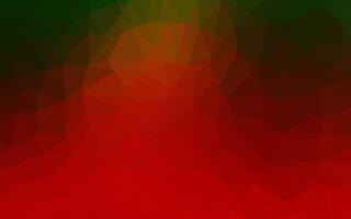 Light Green, Red vector blurry triangle template.