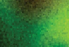 Fondo de mosaico abstracto de vector verde claro.