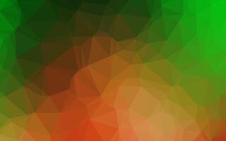 Light Green, Red vector blurry triangle template.