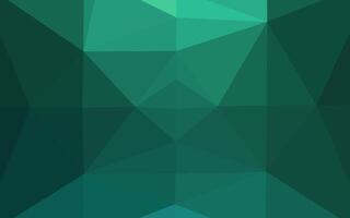 Light Green vector abstract mosaic backdrop.