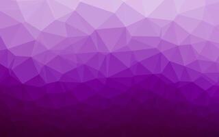 Light Purple vector low poly cover.