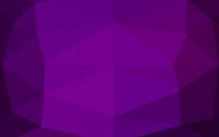 Dark Purple vector shining triangular pattern.