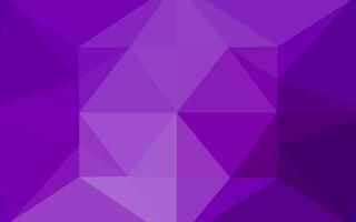 Light Purple vector polygon abstract background.