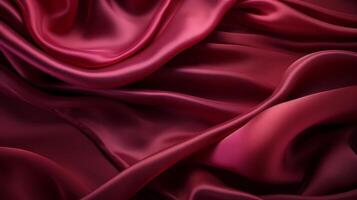 AI generated Silk fabric drapery, luxurious and smooth background photo