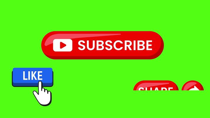How To Add Like And Subscribe Animation In Video Youtube Like And Subscribe Animation Stock Video Footage for Free Download