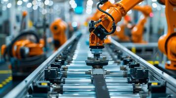 AI generated Manufacturing automation for economic augmentation photo