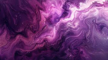 AI generated Velvet Void abstract art in deep purple tones photo