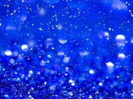 Blue bokeh background. photo