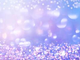 sparkling glitter bokeh background. photo