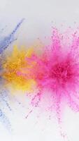 colorato polvere esplosione video