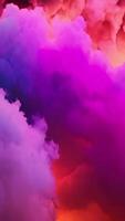 colorful powder explosion video