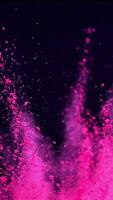 colorful powder explosion video