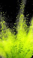 colorful powder explosion video