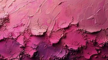 AI generated Close Up of a Pink and Purple Painting photo