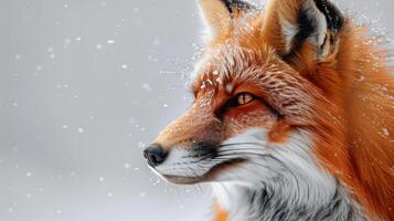 AI generated Fox Sitting in Grass photo