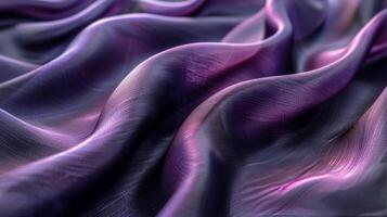 AI generated Close Up View of Purple Fabric photo