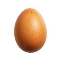 AI generated Brown Egg Lower Part Isolated on Transparent Background generative AI png