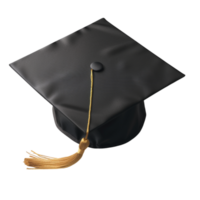 AI generated College graduatio isolated on  transparent  background generative AI png