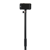 AI generated Telescopic Mobile Selfie Stick with Adjustable Arm Length, Isolated on Transparent Background for Effortless Photography Generative AI png