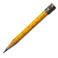 AI generated Pencil Object  isolated on  transparent  background Generative AI png