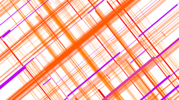 naranja y púrpura líneas en un transparente antecedentes png