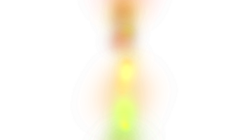 une arc en ciel coloré lumière sur une transparent Contexte png