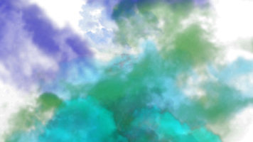 colorful smoke on transparent background png