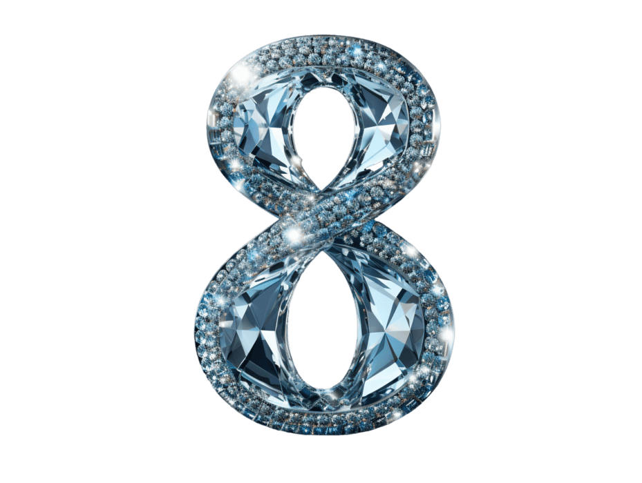 Diamond Numbers PNGs for Free Download