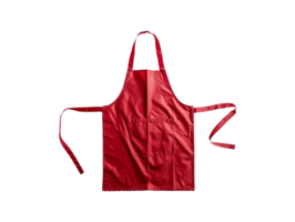 AI generated chef apron with transparent backgorund png