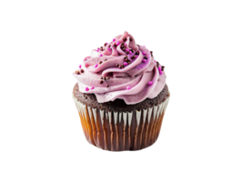 AI generated creamy delicious cupcake png