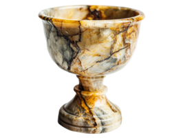 AI generated isolated marble goblet png