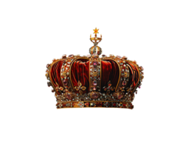 AI generated isolated royal crown png