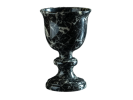 AI generated isolated marble goblet png