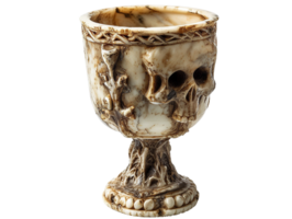 AI generated isolated bone goblet png