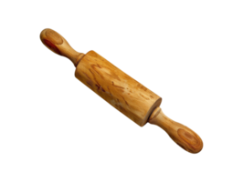 AI generated a rolling pin on a transparent background png